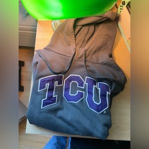 large tcu hoodie